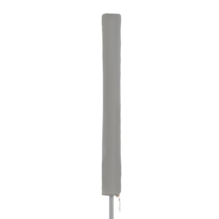 doppler Gartenschirmhülle für Ampelschirme bis 350 cm/300x300 cm Polyester mit RV + Stab - hellgrau -